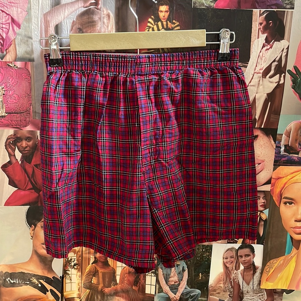 6 pairs of boxers (worn as shorts)